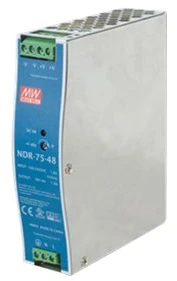 Planet PWR-75-24, Mean Well przemysłowe zasilanie na szynę DIN, 24V DC, 75W