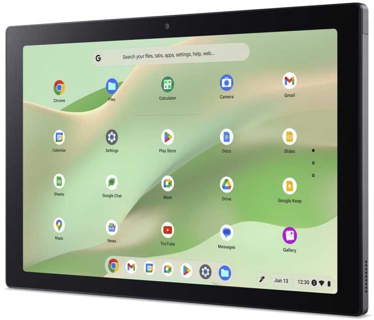 Planšetė „ACER Chrometab D723N-K3Z0 MTK MT8186“ aštuonių branduolių 11 colių WUXGA IPS lietimui jautrus LCD ekranas 8 GB LPDDR4X eMMC 128 GB Nordic Chrome OS 1 Y Sidabrinis