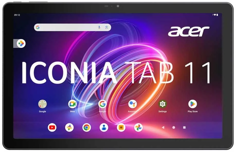 Planšetė Acer Iconia Tab P11 (P11-11) 11 colių planšetinis kompiuteris Quantum Dot QLED 2K Touch IPS, MediaTek MT8781, 8 GB RAM, 128 GB UFS, Android 14, geležies pilka