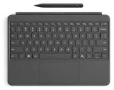 Planšetė „Microsoft Surface Pro 12“ klaviatūra su plonu rašikliu, antracito spalvos - platininė