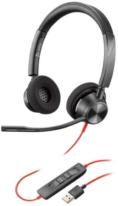 Poly „Blackwire 3320“ USB-A ausinės