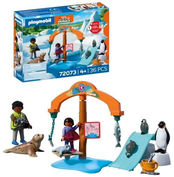 PLAYMOBIL - Zoologijos sodas: Ledo ekspedicija (72073)