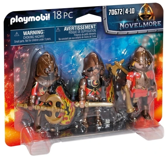 Playmobil Novelmore 70672 Burnham Warriors Three