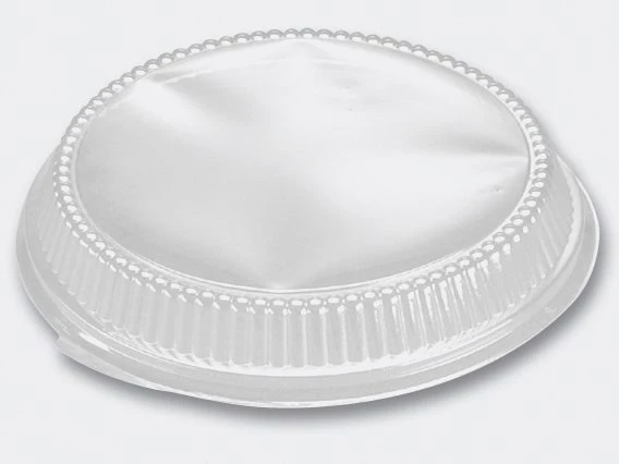 Plus Pack Plastikinis dangtelis 2,5 cm kupolinis, skirtas 5170 Ø262x40mm RPET, skaidrus - 200 vnt./pakuotėje - (200 vnt.)