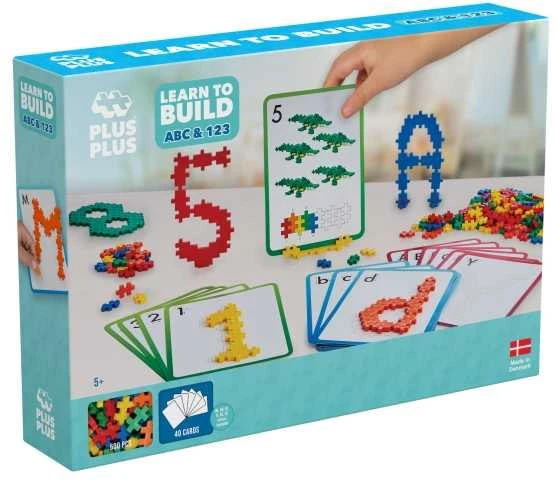 Plus Plus konstruktorius, Mokausi ABC ir 123, 600 vnt.