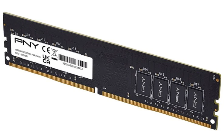 RAM „Pny Technologies“ PNY MD16GSD43200-SB atminties modulis 16 GB 1 x 16 GB DDR4 288 kontaktų DIMM