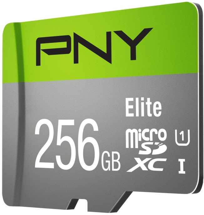 Atminties kortelė PNY Technologies PNY Elite 256 GB Micro SDXC UHS-I 10 klasės atmintis
