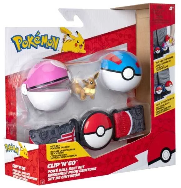 Pokémon - Clip N Go diržo rinkinys Eevee (PKW4167)