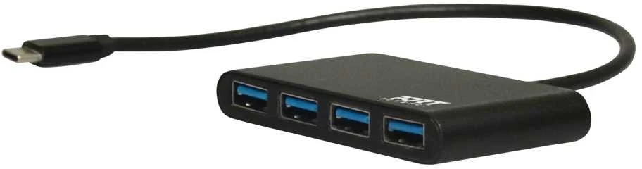 Port Designs USB šakotuvas PORT, 4 jungtys, TYPE C