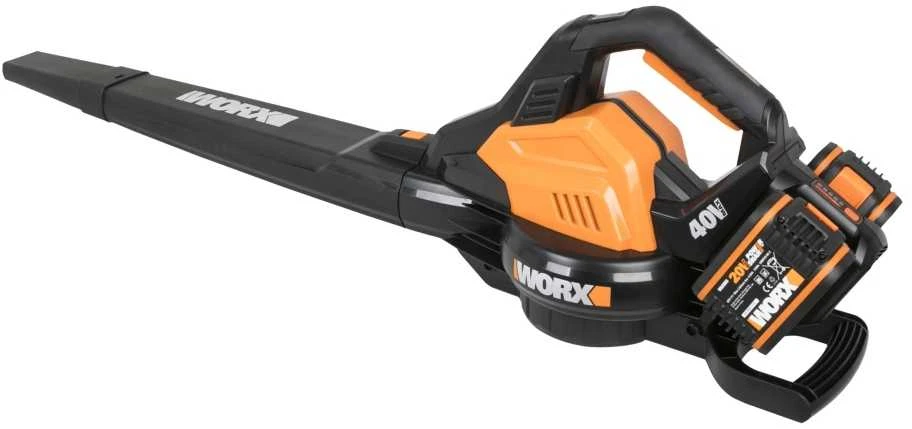 WORX WG583E.9 Akumuliatorinis lapų pūstuvas 335 km/h be akumuliatorių ir kroviklio