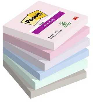 Lipnūs lapeliai 3M Post-it® Z-Notes Super Sticky Soulful 76x76mm 6vnt/pak 90L