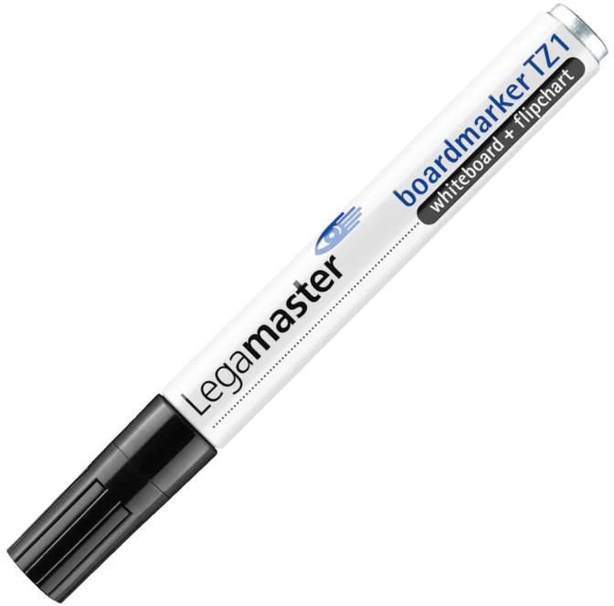 LEGAMASTER TZ 1 - Juodas - Bullet tip - Juodas,Baltas - 1.5 mm - 3 mm - 136 mm