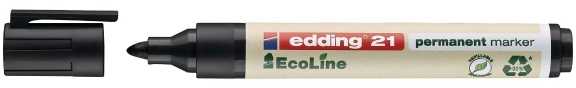 Edding Marker permanentny, okrągła końcówka, juoda (21/001/C ED)
