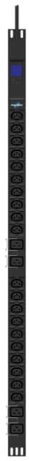 Molex Pn MAITINIMO JUOSTELĖ PDU 19 colių POWERWALKER 32A 20X IEC C13 4 X IEC C19 3M IEC 309 vertikalus matuoklis