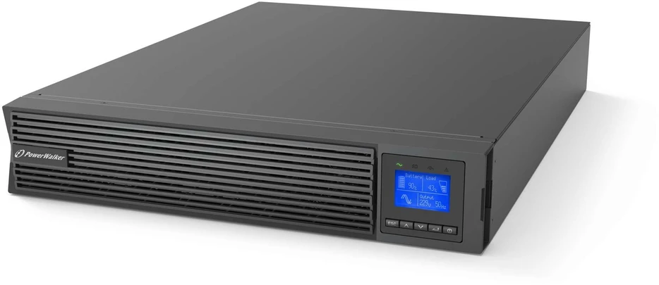 Power Walker PowerWalker VFI 3000 ICR IoT UK, dvigubos konversijos (Online), 3 kVA, 3000 W, sinusinė, 110 V, 300 V
