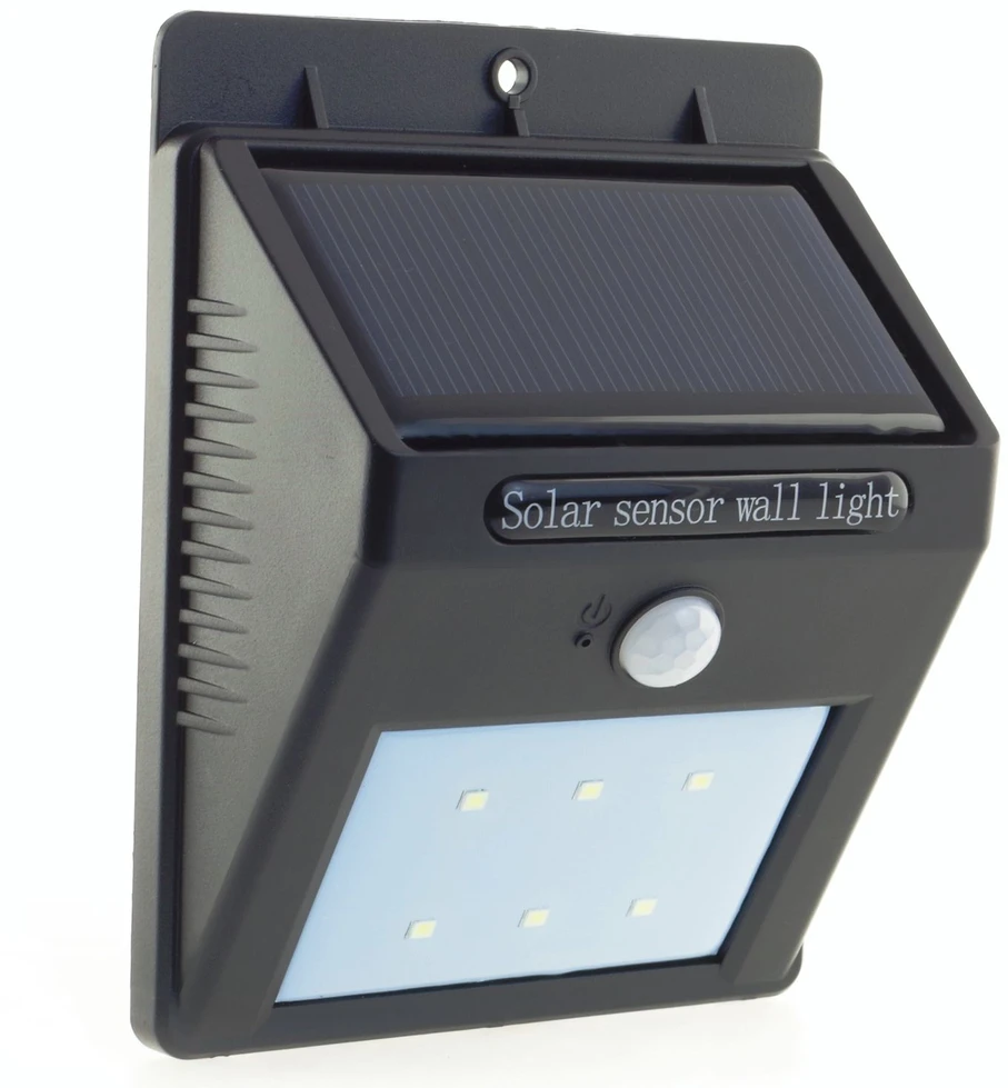 PowerNeed 120lm 1W saulės sieninis šviestuvas