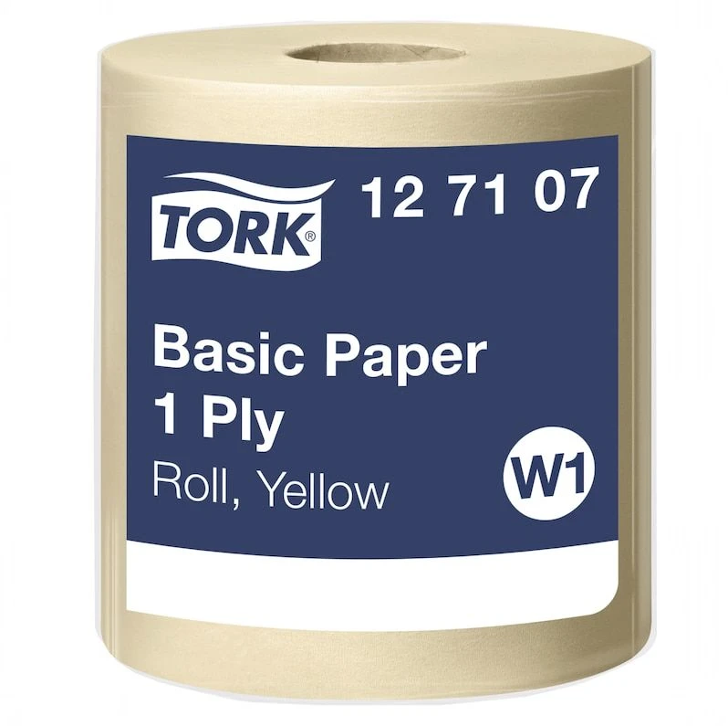 Pramoninis popierius „TORK Basic” W1 gelsvas, 1 sl., 1190 m