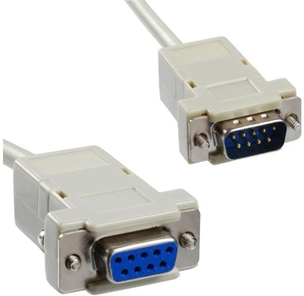 PremiumCord DB-9 - DB-9, 2m, Baltas (kpm2a)