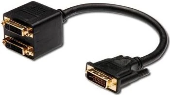 Kabelis PremiumCord DVI-D - DVI-D x2 juoda (kpdva-5)