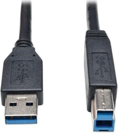 USB kabelis PremiumCord USB-A - USB-B 3 m Juodas (ku3ab3bk)