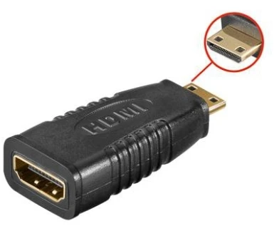 PremiumCord Adapteris HDMI Type A female - mini HDMI Type C male
