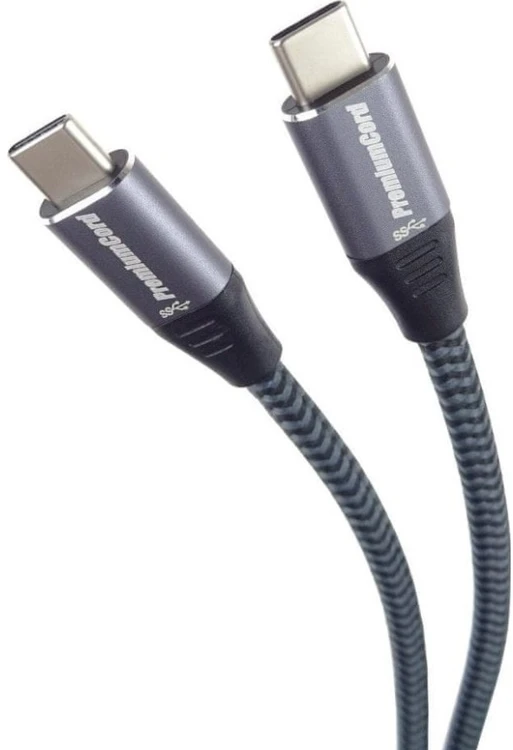 USB-C – USB-C laidas PremiumCord 0,5 m Juodas (ku31ct05)