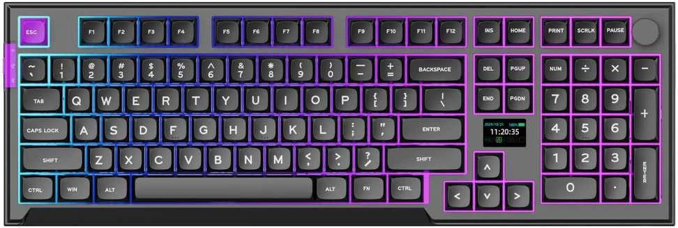 Klaviatūra PREYON Silent claw TKL geltona Gateron Geltona Pro (PCSTY85B)