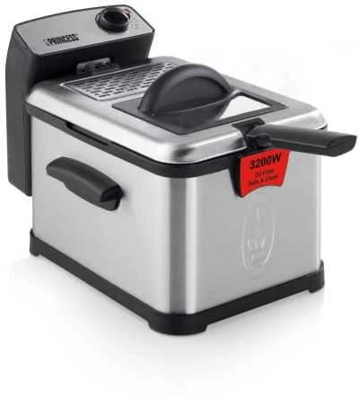 Princess 183001 „Superior Fryer“ 3200 vatų, gruzdintuvė, 3 l, 0,6kg, 190 °C, vienguba, juoda, nerūdijantis plienas