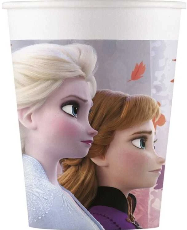 Globos Europe Bv PROCOS Frozen Popieriniai puodeliai, Frozen 2, 200ml, 8 vnt (WM)