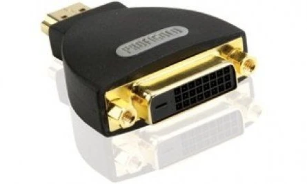 ProfiGOLD HDMI adapteris HDMI A kištukas į DVI-D lizdas, juodas