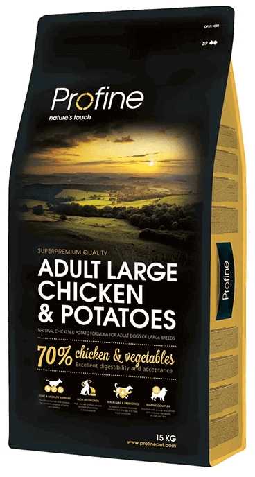 Profine Dog Adult Large su vištiena ir bulvėmis 12kg