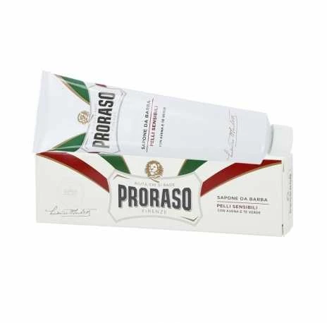 Raminantis skutimosi kremas jautriai odai, Proraso Baltas Line Shaving, 150 ml