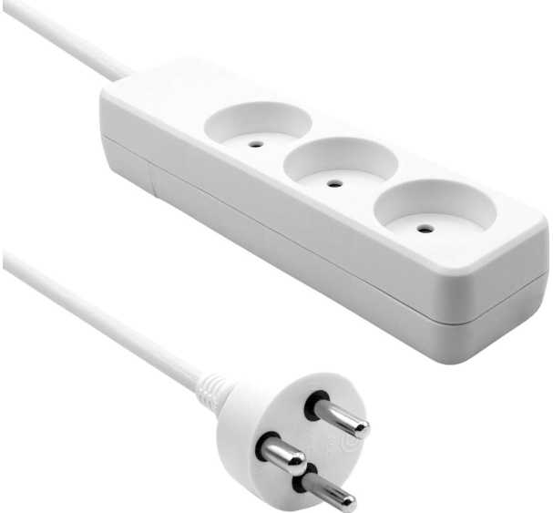 ProXtend ProXtend Danish Power Strip 3-way 15M Baltas