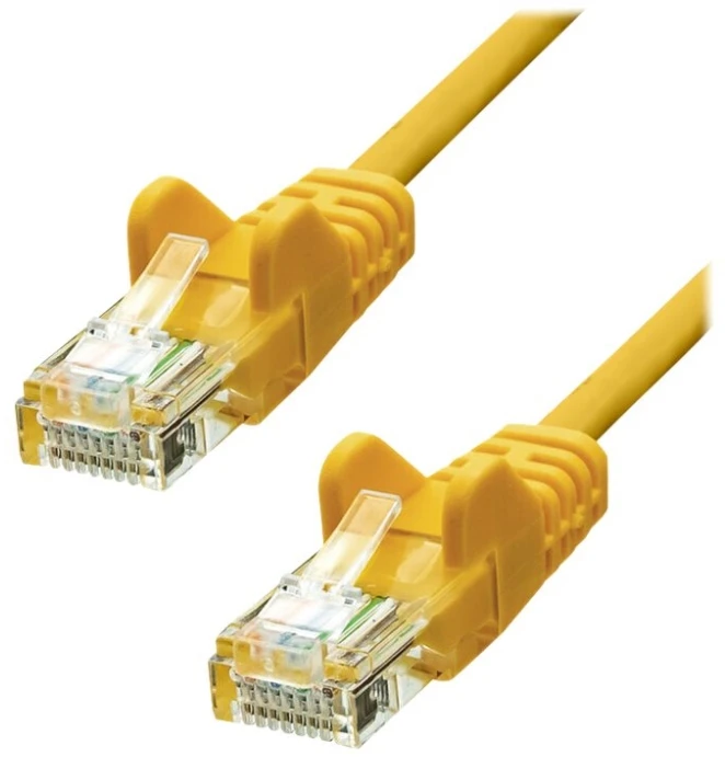 „ProXtend U/UTP CAT5e“ PVC AWG 26 CCA geltonas 1,5 m