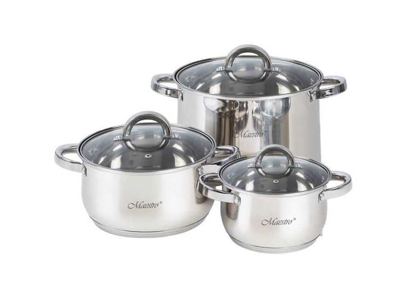 Maestro MR-2120-6L Puodų rinkinys iš 6 elementų