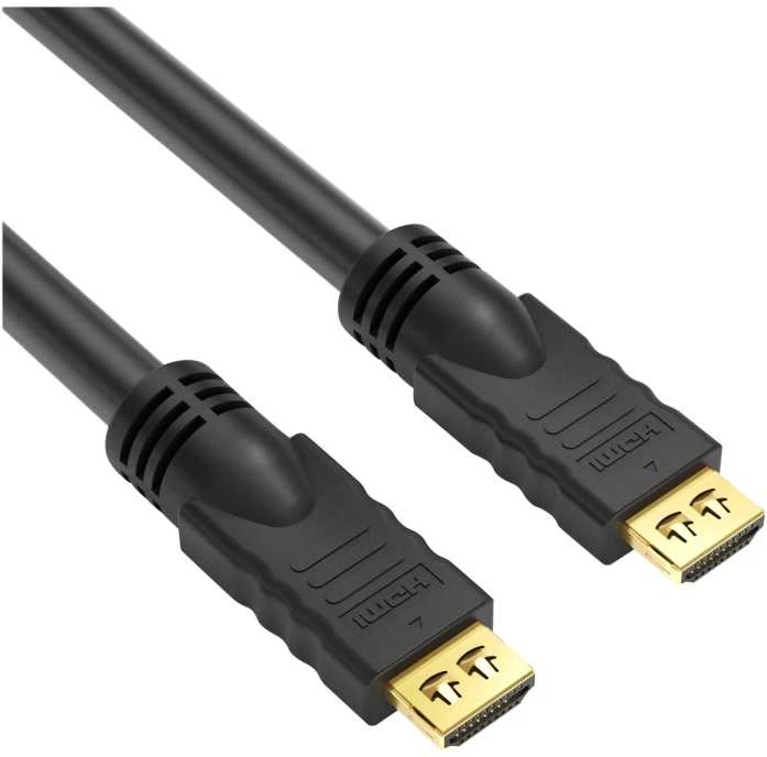 HDMI kabelis su paauksuotomis jungtimis