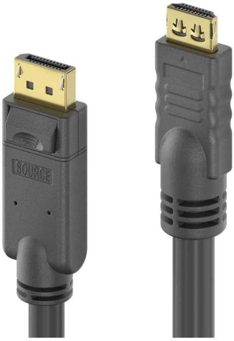 PureLink DisplayPort į HDMI laidas su aukso jungtimis