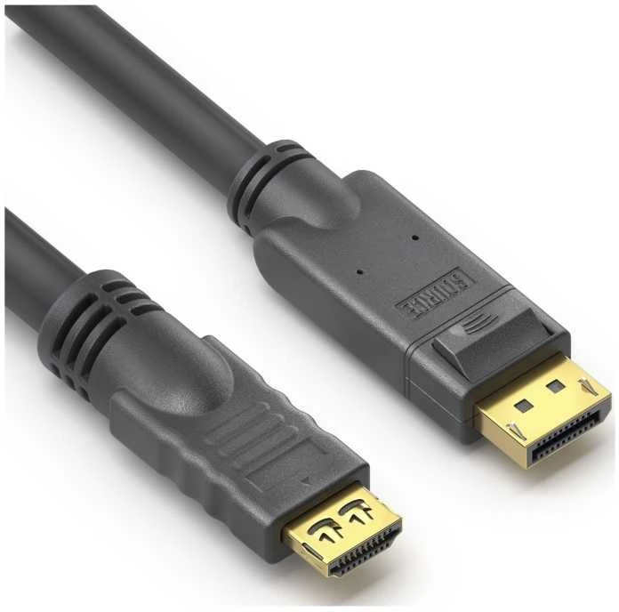 PureLink PI5110-125 DisplayPort į HDMI kabelio jungtys