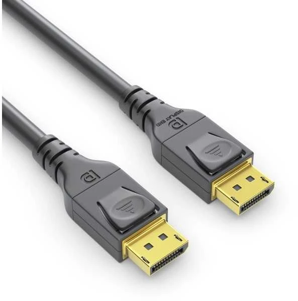 DisplayPort 1.4 laidas su auksinėmis jungtimis