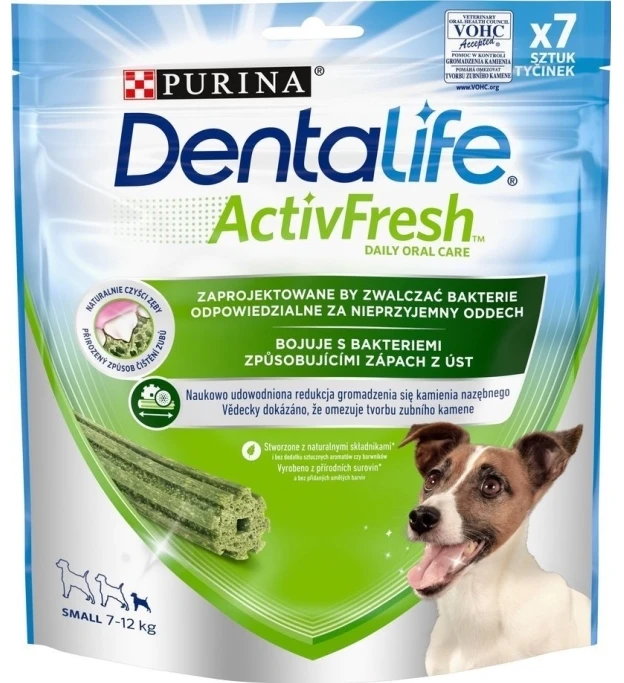 Purina Nestle Šunų Skanėstai - Purina Dentalife Active Fresh Small, 115g