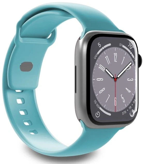 PURO ICON, Laikrodžio dirželis, Apple, Apple Watch 38-40-41 mm, Silikoninis, Metalinis, S/M/L