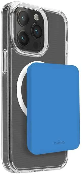 Puro „Mini Power Mag“ 15 W 4200 mAh mėlynas – nešiojamas maitinimo šaltinis