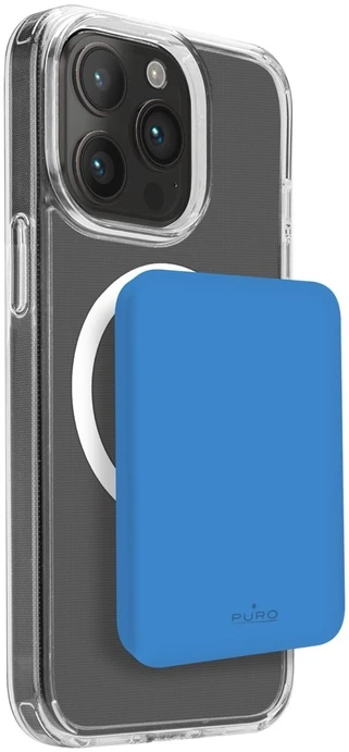 Puro „Mini Power Mag“ 15 W 4200 mAh mėlynas – nešiojamas maitinimo šaltinis