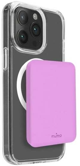 Puro Mini Power Mag 15 W 4200 mAh rožinis - Nešiojamas maitinimo šaltinis