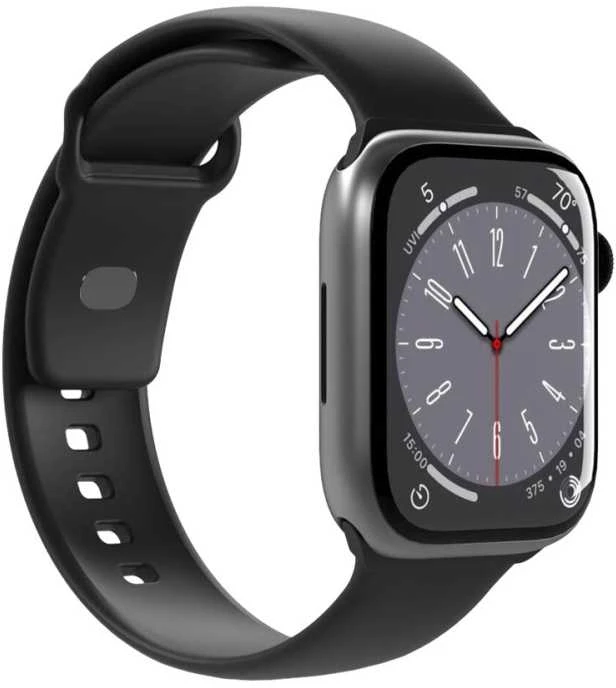Puro „ICON” silikoninė apyrankė forApple Watch 38–40–41mm, juodos spalvos