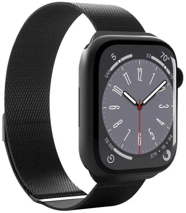 Puro ‘MILANESE’ apyrankė laikrodžiui Apple Watch 42-44-45-49m, juodos spalvos