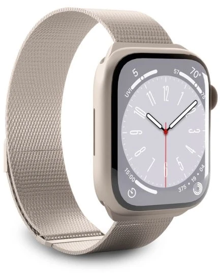 PURO PUMILAW44CHMP, Laikrodžio dirželis, Apple, Watch 38/40/41 mm, Nerūdijantis plienas, Nerūdijantis plienas, 400g