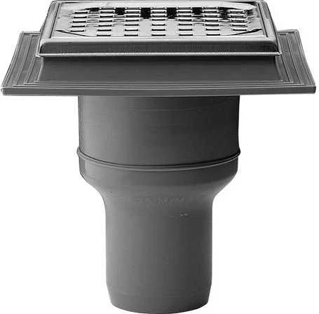 Purus „Jo-Flex“ išleidimo dubuo 75 mm – su smeigėmis, grotelėmis, betonu