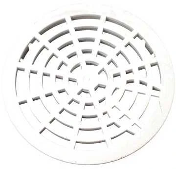 Purus Apvalios grotelės, baltos, 152 mm - ABS T/153630-32 be skylės