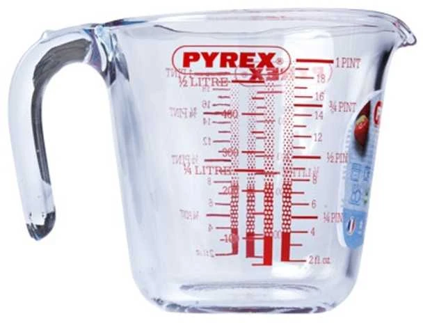 Stiklinis ąsotis su matavimo puodeliu 0,5 l PYREX